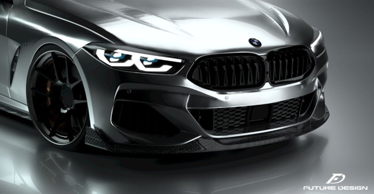FUTURE DESIGN- BMW 8 SERIES G14 G15 G16 CARBON FIBRE FRONT LIP