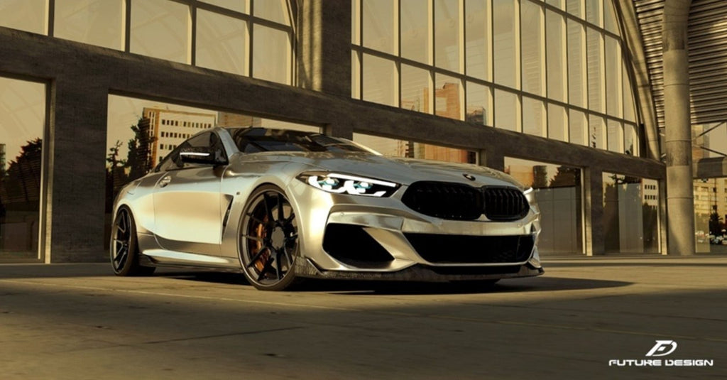 FUTURE DESIGN- BMW 8 SERIES G14 G15 G16 CARBON FIBRE FRONT LIP