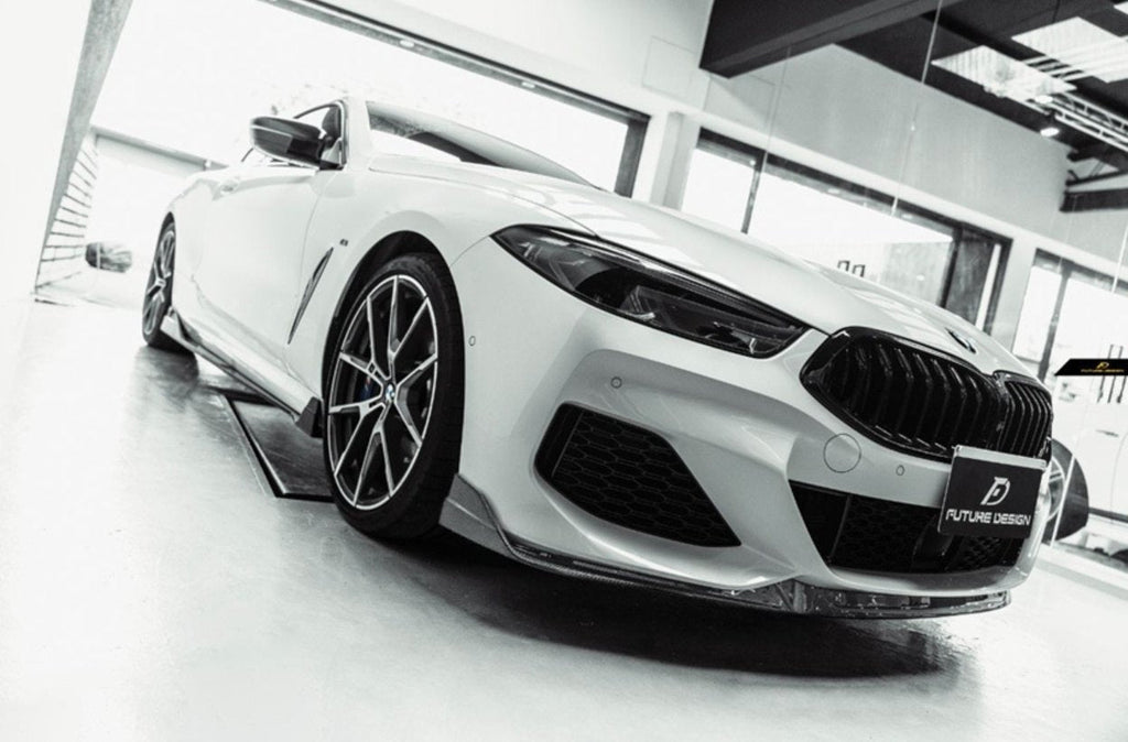 FUTURE DESIGN- BMW 8 SERIES G14 G15 G16 CARBON FIBRE FRONT LIP