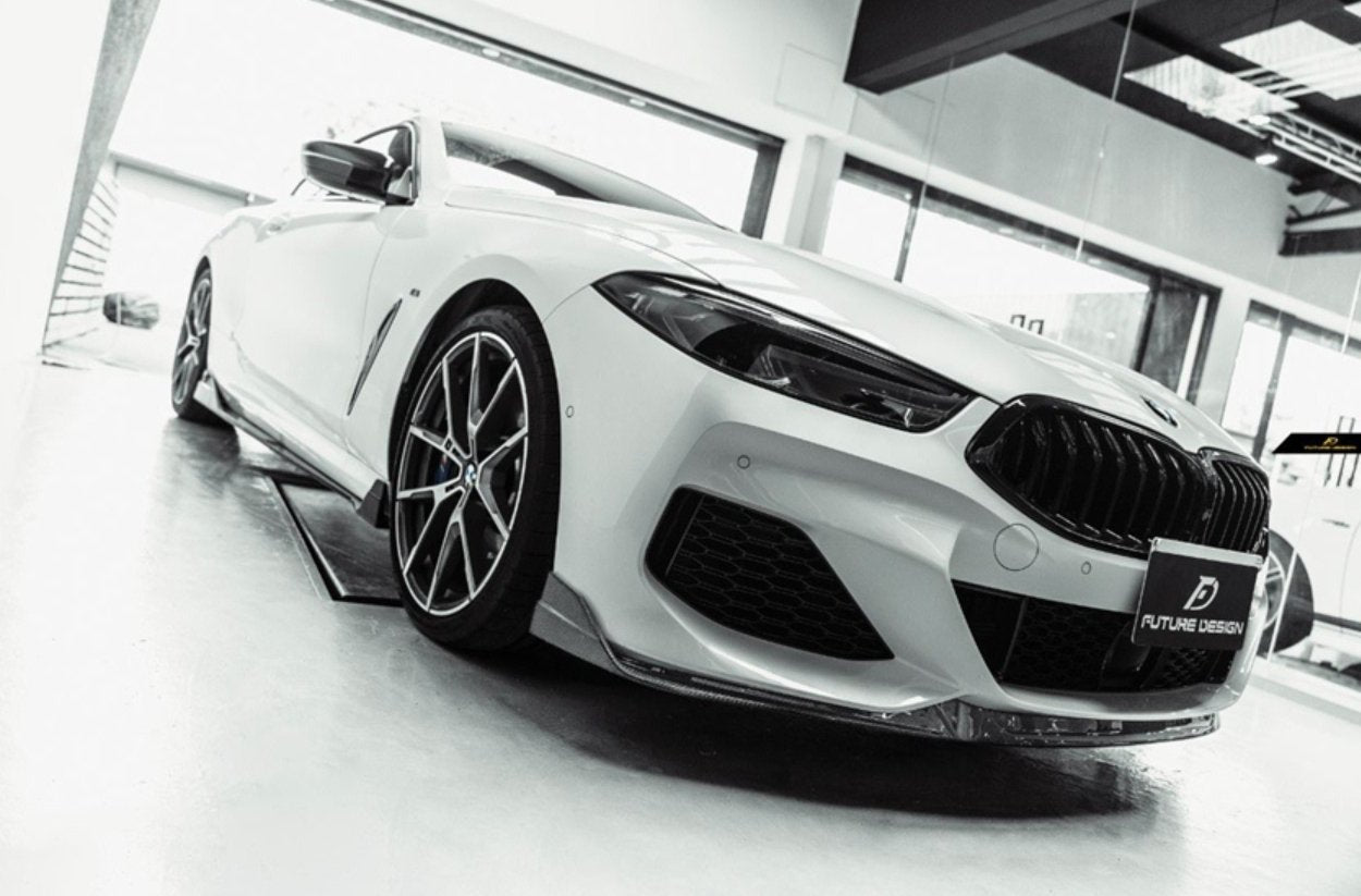 FUTURE DESIGN- BMW 8 SERIES G14 G15 G16 CARBON FIBRE FRONT LIP