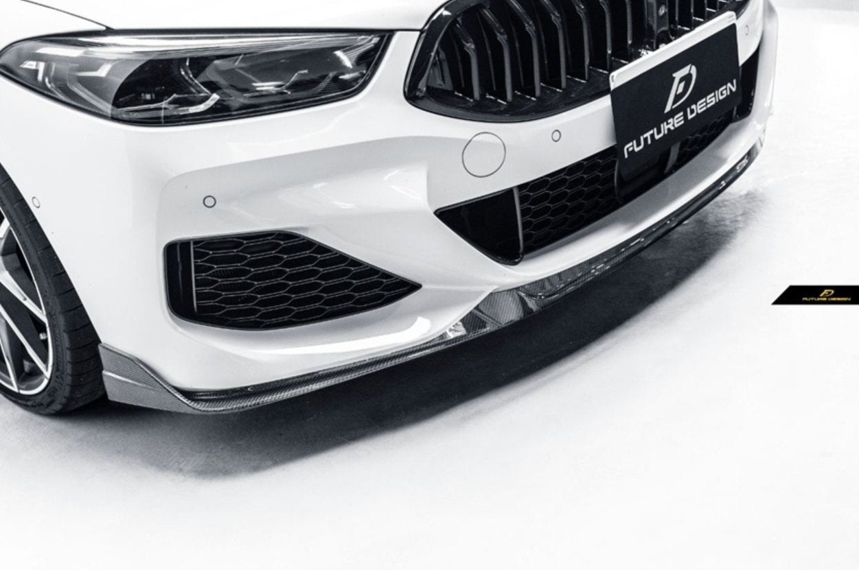 FUTURE DESIGN- BMW 8 SERIES G14 G15 G16 CARBON FIBRE FRONT LIP