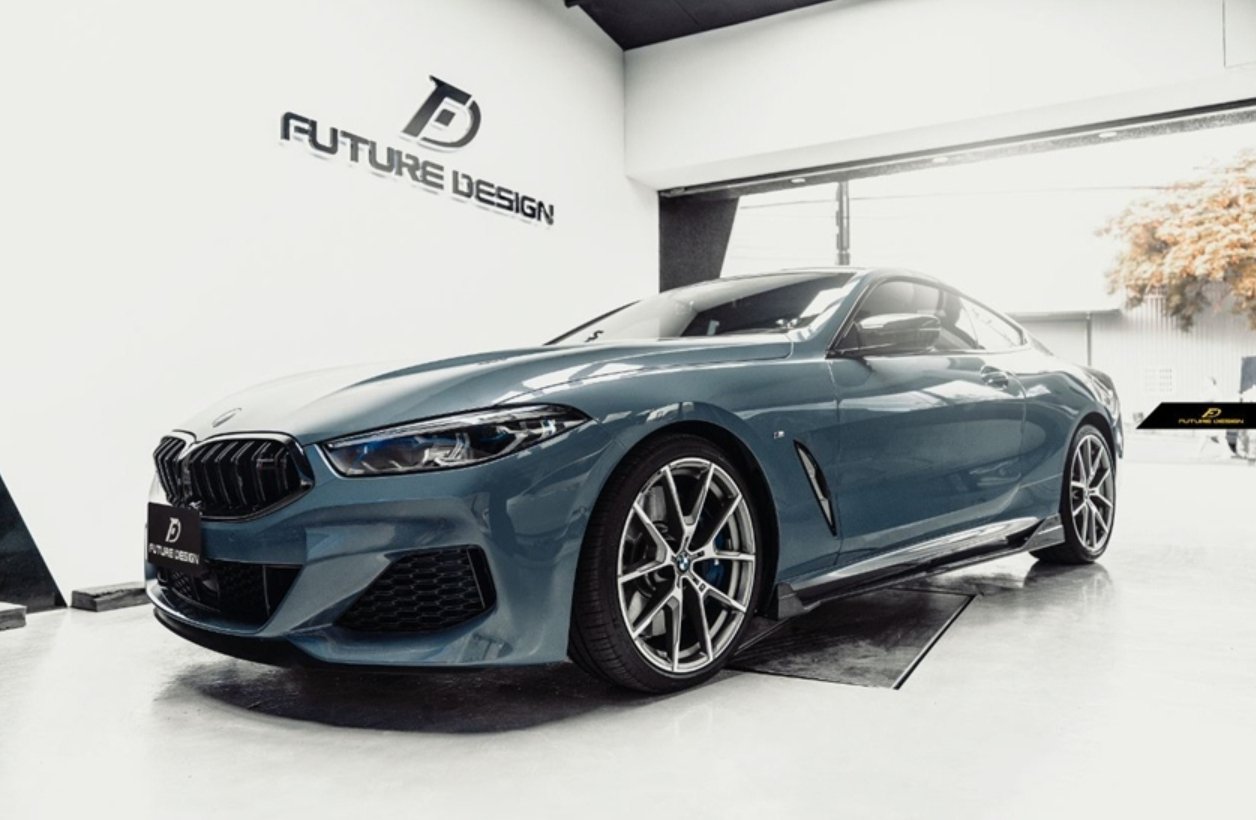FUTURE DESIGN- BMW 8 SERIES G14 G15 G16 CARBON FIBRE FRONT LIP