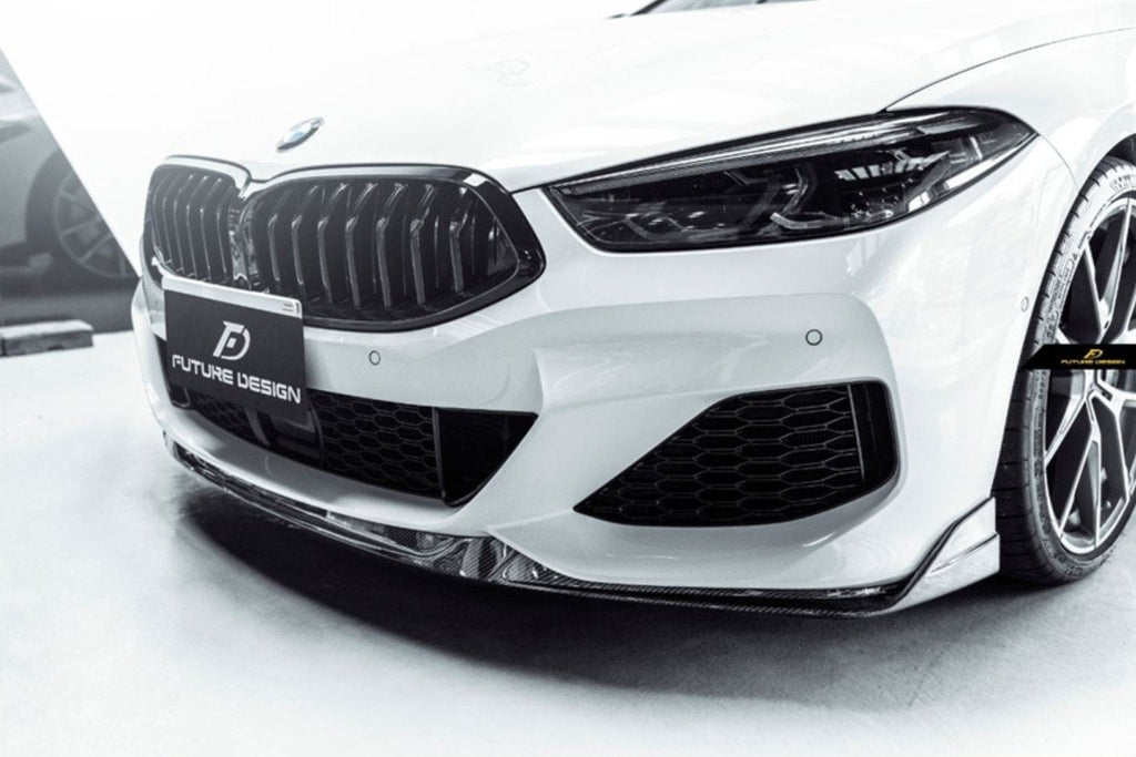 FUTURE DESIGN- BMW 8 SERIES G14 G15 G16 CARBON FIBRE FRONT LIP