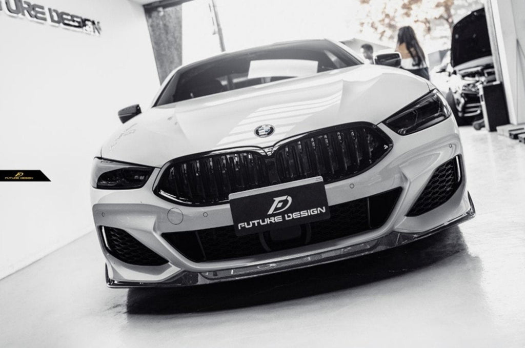 FUTURE DESIGN- BMW 8 SERIES G14 G15 G16 CARBON FIBRE FRONT LIP