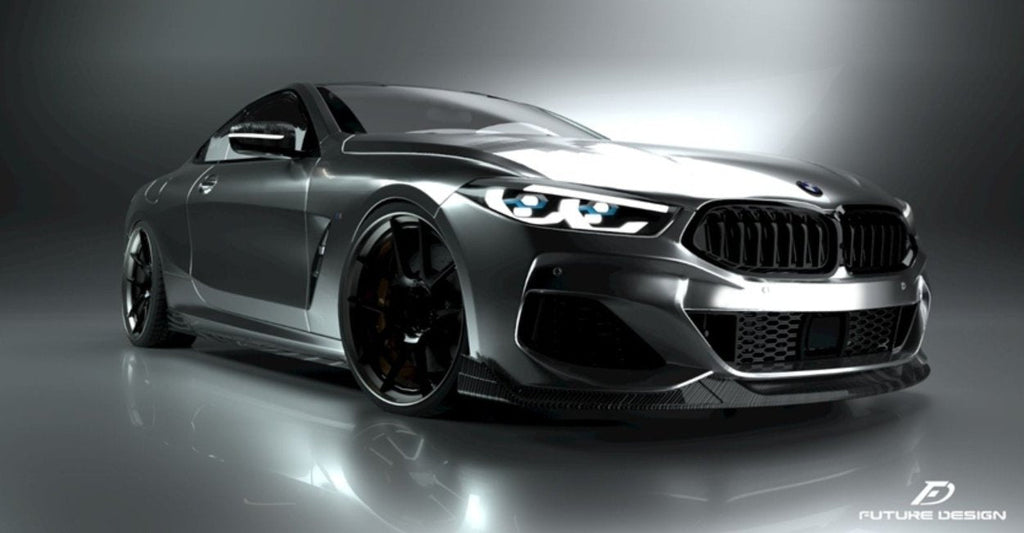 FUTURE DESIGN- BMW 8 SERIES G14 G15 G16 CARBON FIBRE FRONT LIP