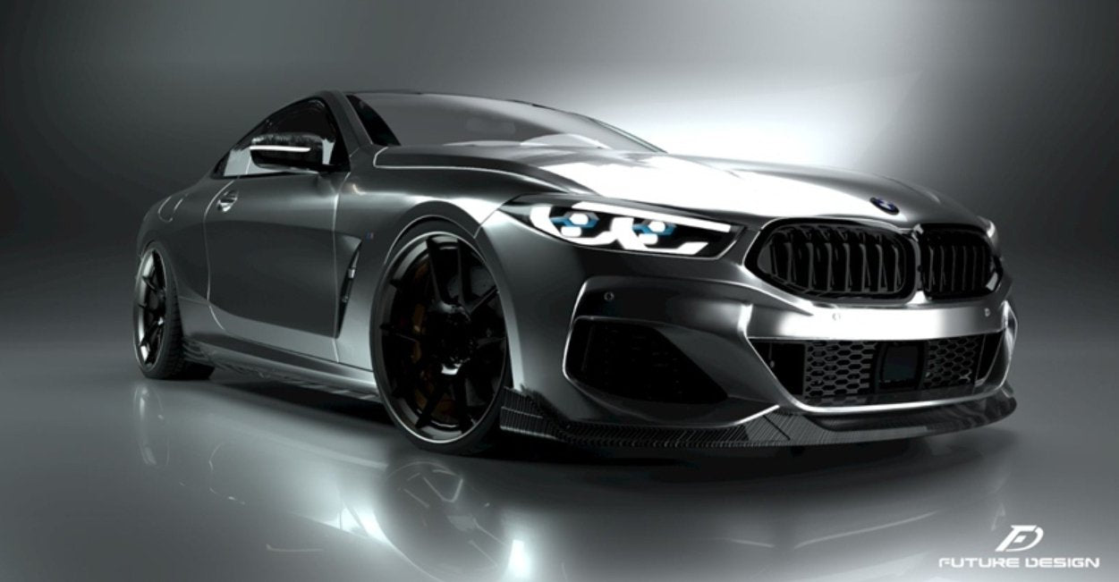 FUTURE DESIGN- BMW 8 SERIES G14 G15 G16 CARBON FIBRE FRONT LIP