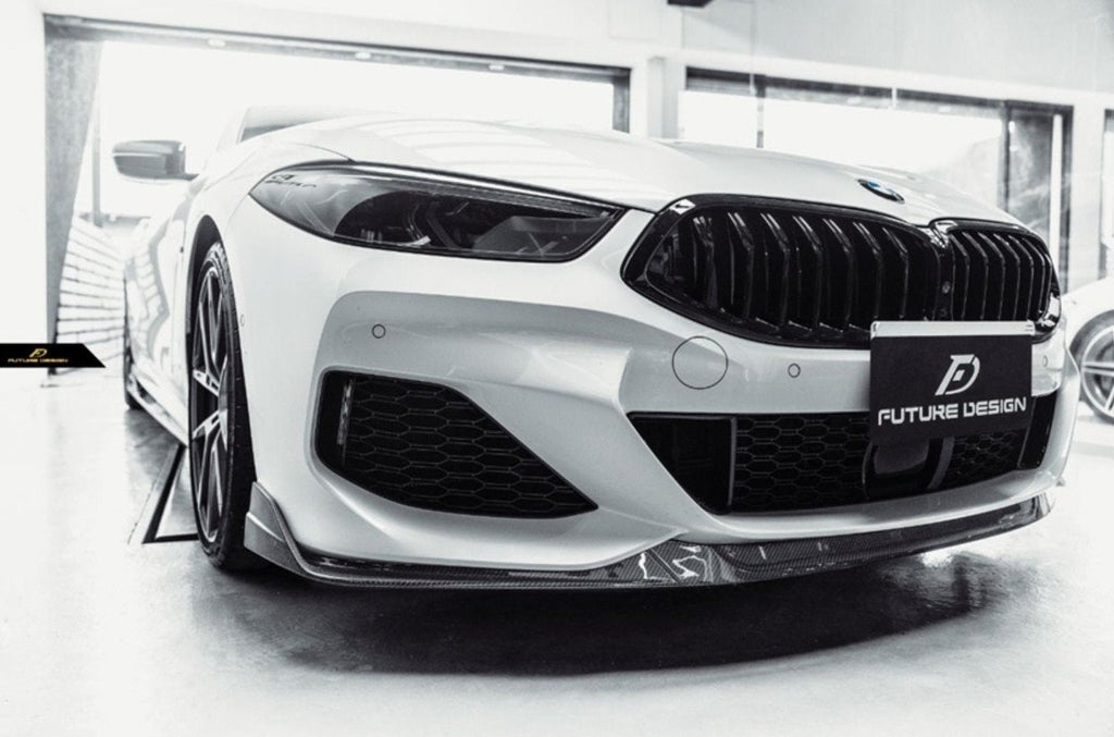 FUTURE DESIGN- BMW 8 SERIES G14 G15 G16 CARBON FIBRE FRONT LIP