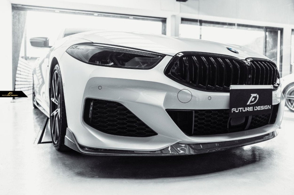 FUTURE DESIGN- BMW 8 SERIES G14 G15 G16 CARBON FIBRE FRONT LIP