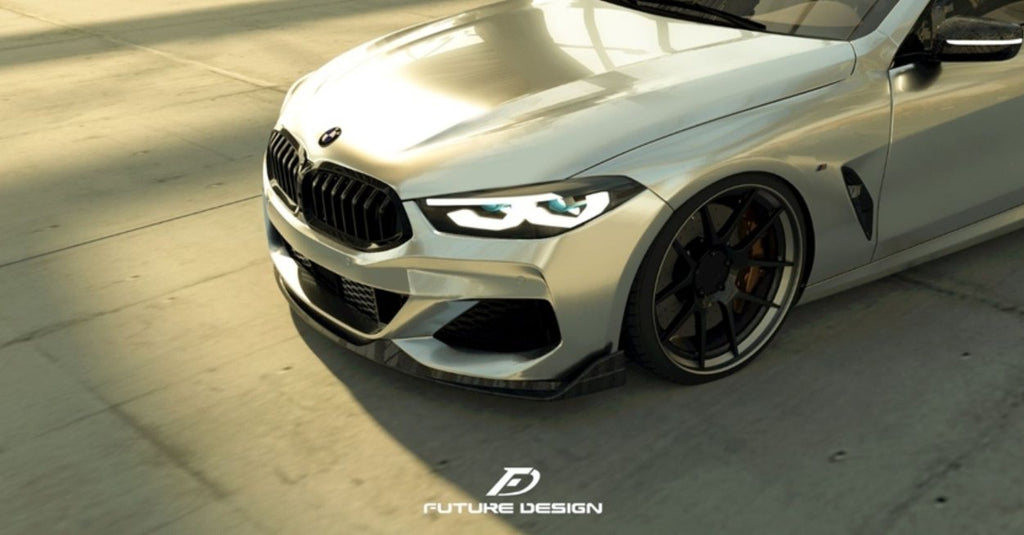 FUTURE DESIGN- BMW 8 SERIES G14 G15 G16 CARBON FIBRE FRONT LIP
