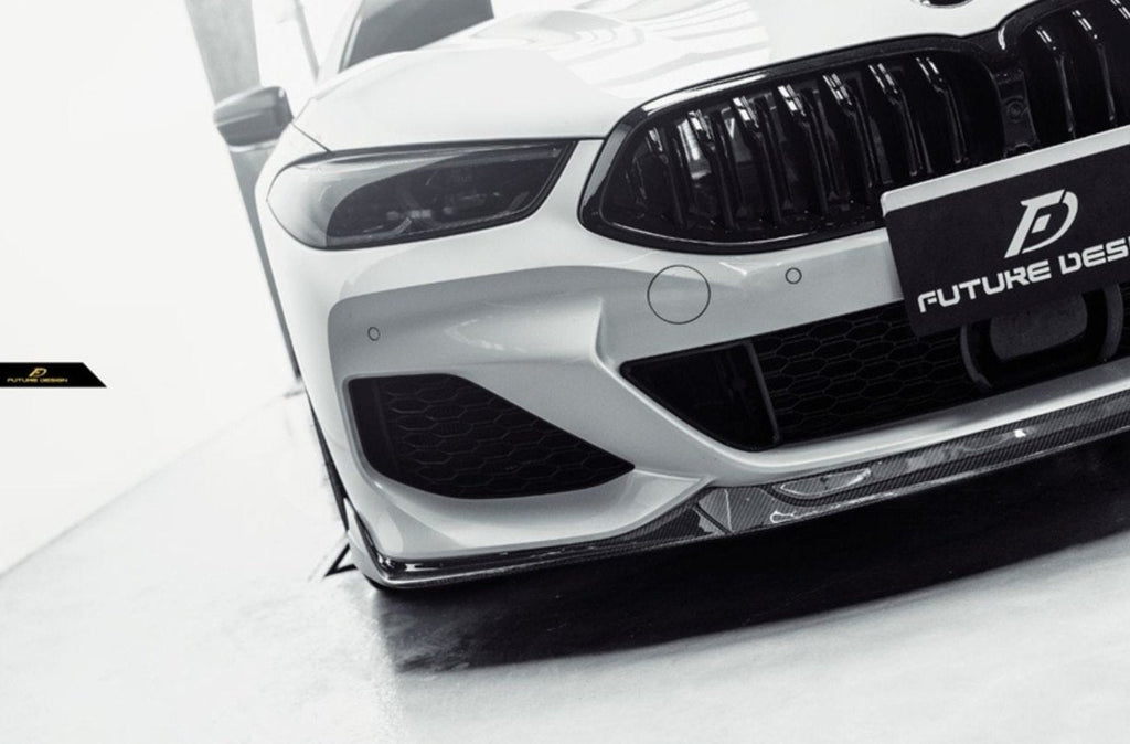 FUTURE DESIGN- BMW 8 SERIES G14 G15 G16 CARBON FIBRE FRONT LIP