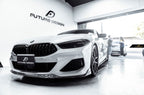 FUTURE DESIGN- BMW 8 SERIES G14 G15 G16 CARBON FIBRE FRONT LIP