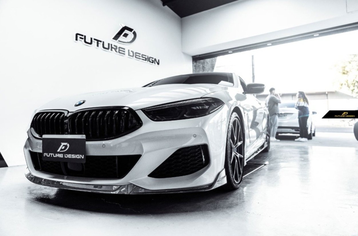FUTURE DESIGN- BMW 8 SERIES G14 G15 G16 CARBON FIBRE FRONT LIP