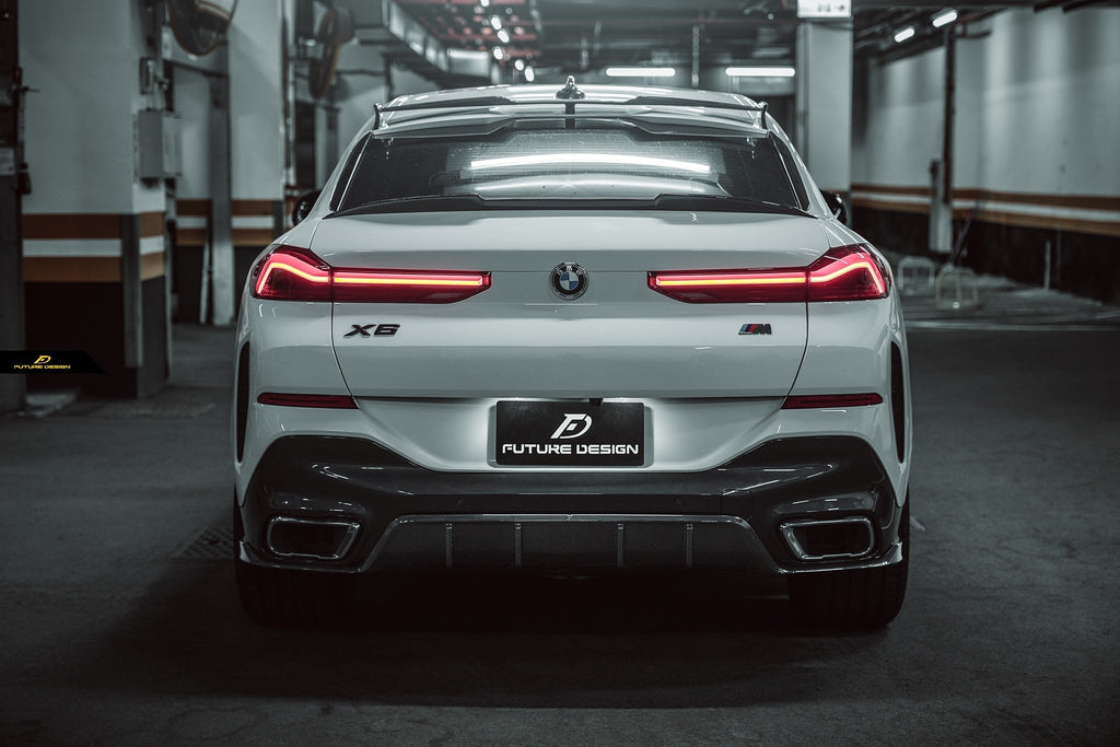 FUTURE DESIGN - BMW G06 X6 CARBON FIBRE ROOF SPOILER