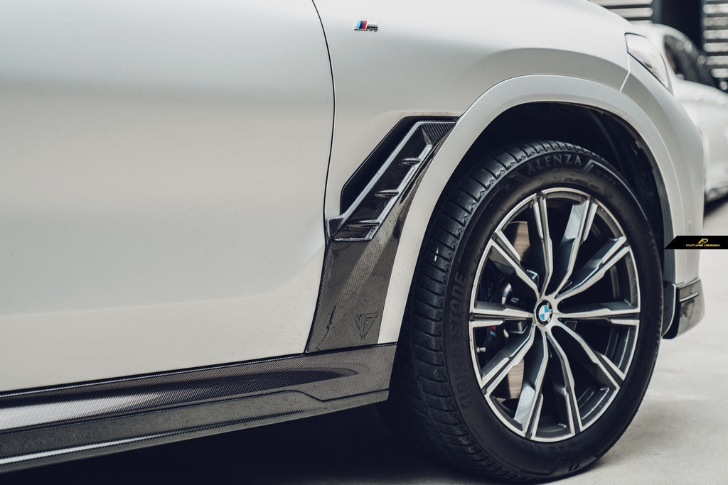FUTURE DESIGN - BMW G06 X6 CARBON FIBRE SIDE SKIRTS