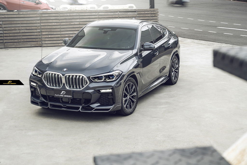 FUTURE DESIGN - BMW G06 X6 CARBON FIBRE SIDE SKIRTS