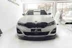 FUTURE DESIGN - BMW G20 3 SERIES CARBON FIBRE FRONT LIP 3D STYLE