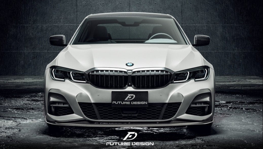 FUTURE DESIGN - BMW G20 3 SERIES CARBON FIBRE FRONT LIP GT STYLE