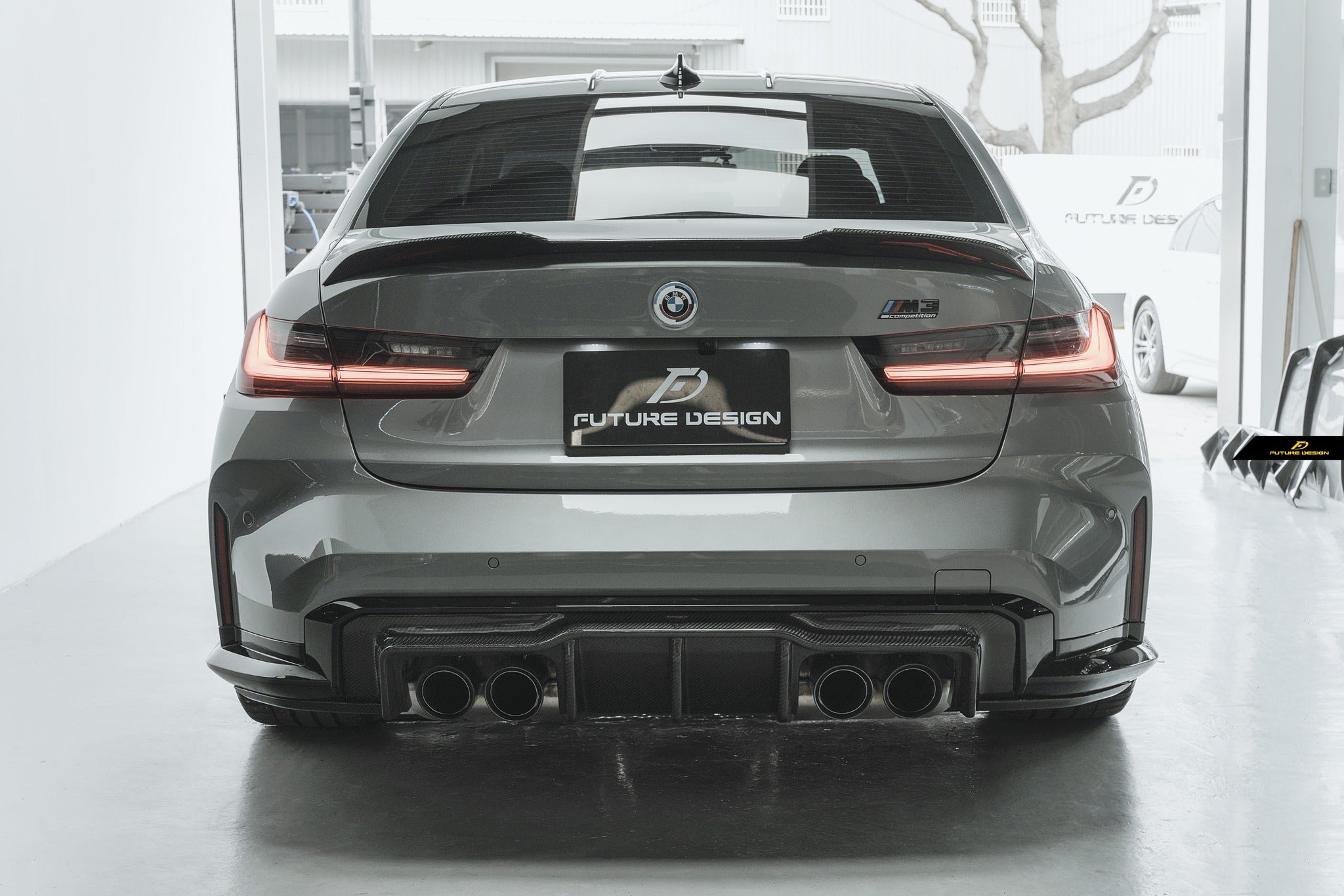 FUTURE DESIGN - BMW  G20 3 SERIES & M3 G80 CARBON FIBRE REAR SPOILER