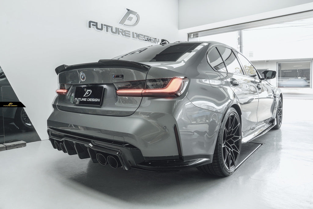 FUTURE DESIGN - BMW  G20 3 SERIES & M3 G80 CARBON FIBRE REAR SPOILER