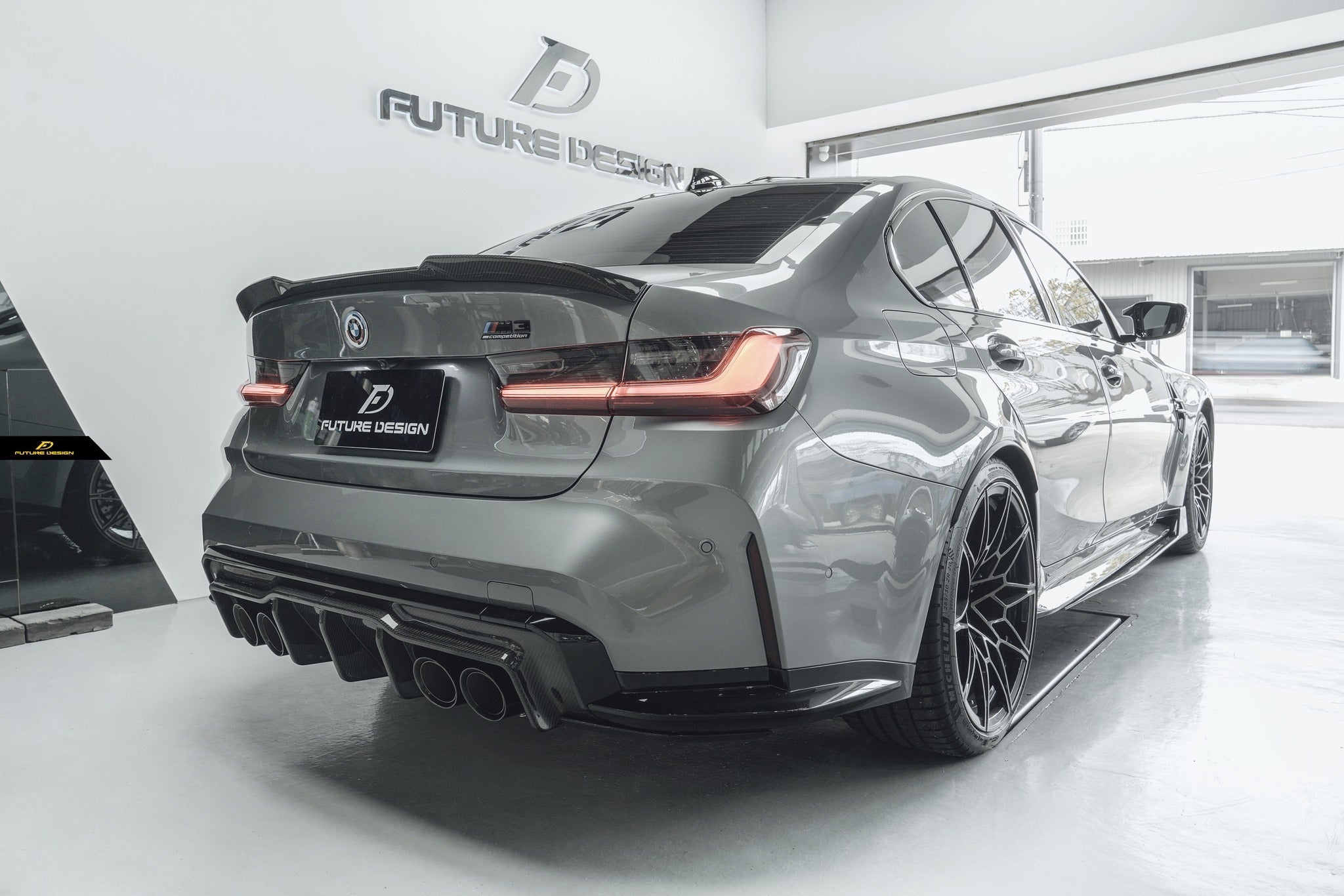 FUTURE DESIGN - BMW  G20 3 SERIES & M3 G80 CARBON FIBRE REAR SPOILER