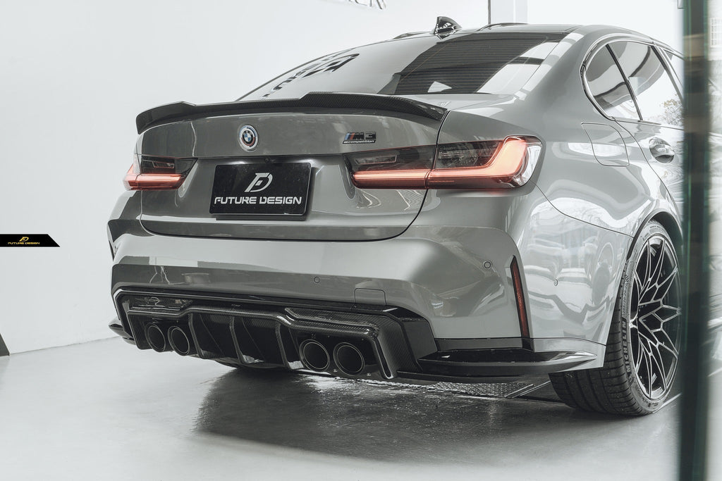 FUTURE DESIGN - BMW  G20 3 SERIES & M3 G80 CARBON FIBRE REAR SPOILER