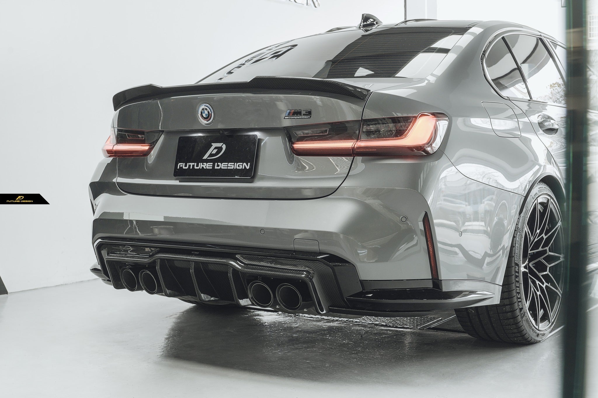 FUTURE DESIGN - BMW  G20 3 SERIES & M3 G80 CARBON FIBRE REAR SPOILER