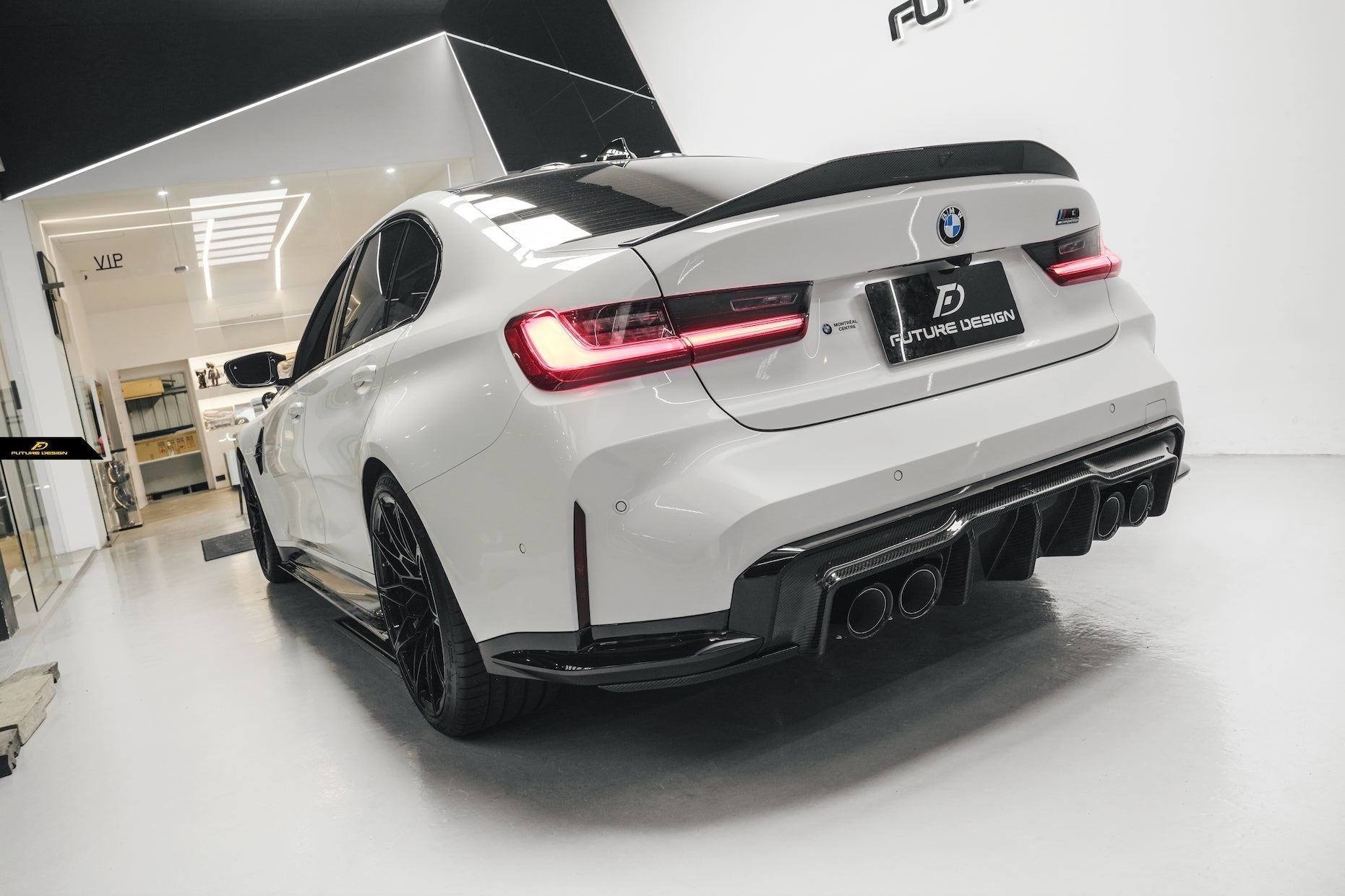 FUTURE DESIGN - BMW G20 3 SERIES & M3 G80 CARBON FIBRE REAR SPOILER V1