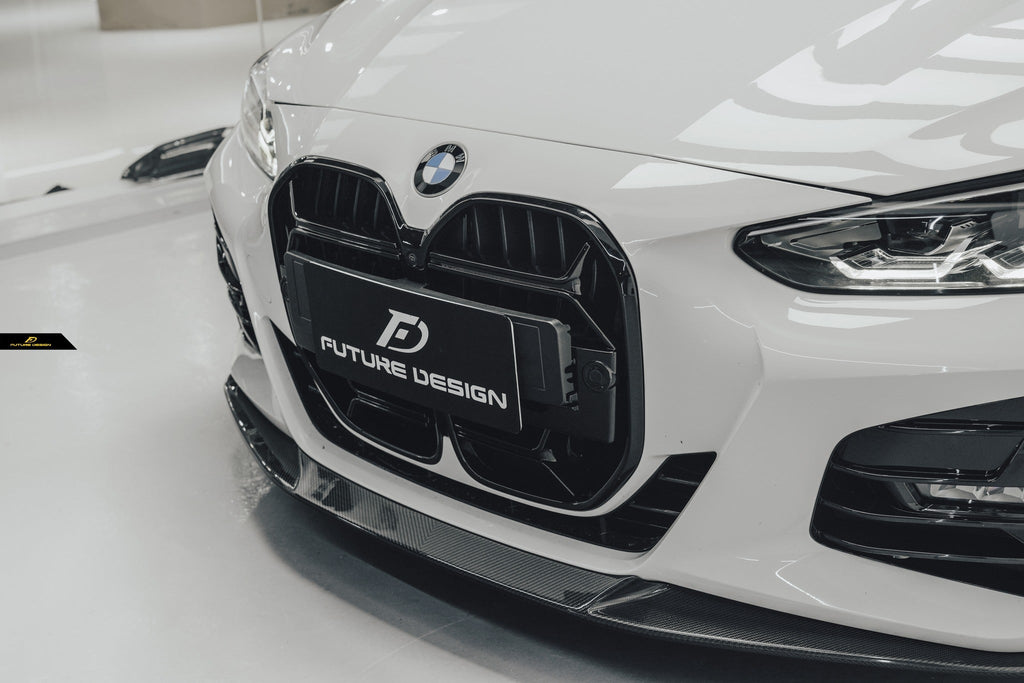 FUTURE DESIGN - BMW G22 4 SERIES CARBON FIBRE FRONT LIP