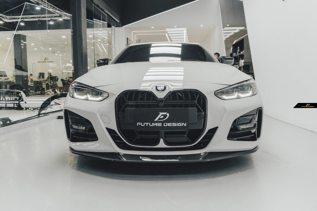 FUTURE DESIGN - BMW G22 4 SERIES CARBON FIBRE FRONT LIP
