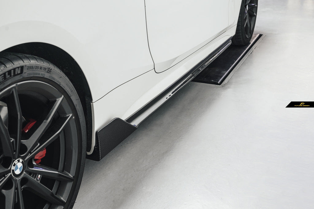 FUTURE DESIGN - BMW G22 4 SERIES CARBON FIBRE SIDE SKIRTS
