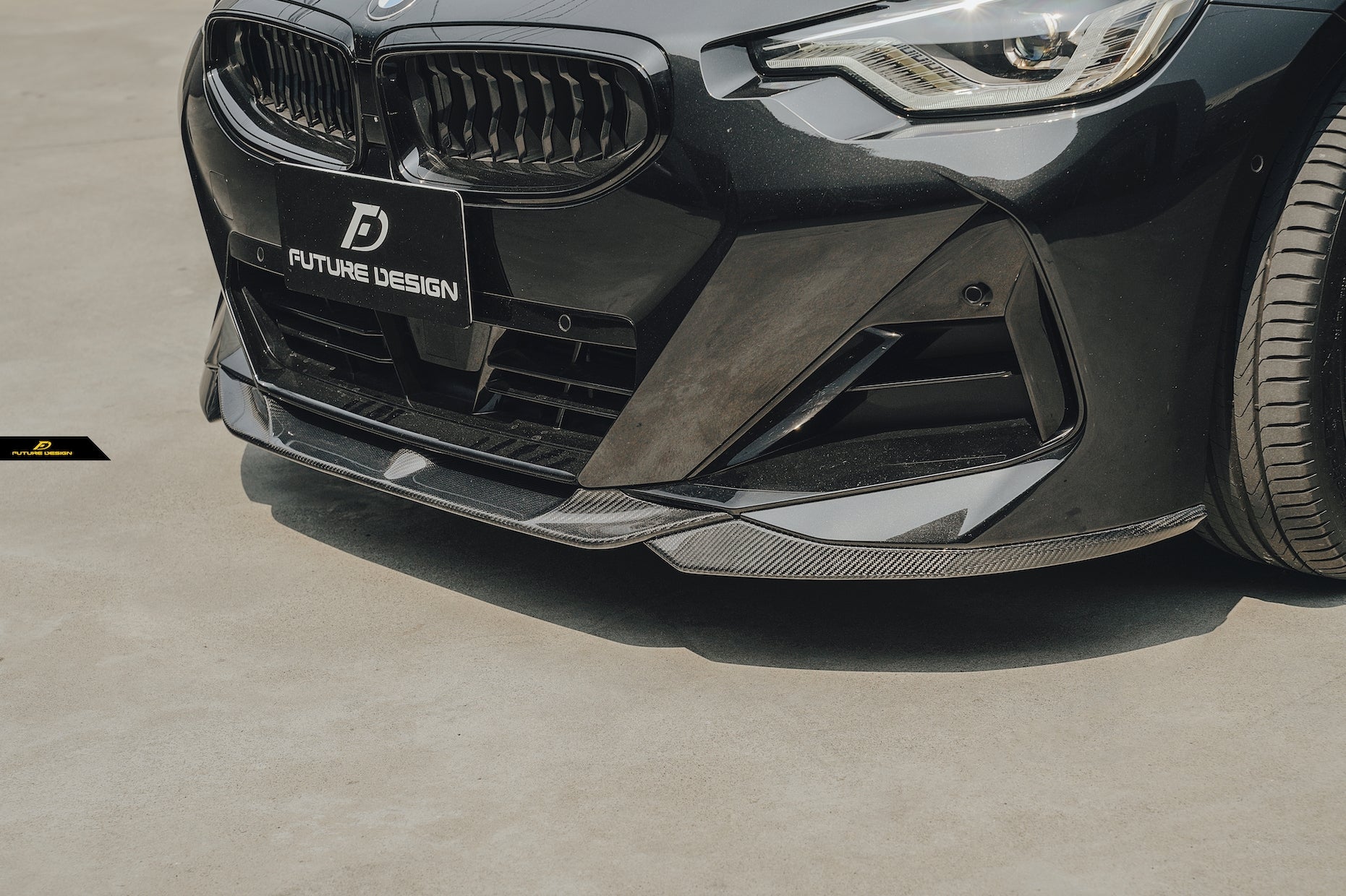 FUTURE DESIGN - BMW G42 2 SERIES CARBON FIBRE FRONT LIP