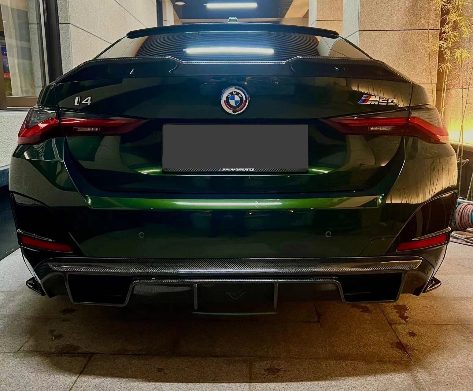 FUTURE DESIGN - BMW I4 G26 M50 CARBON FIBRE REAR DIFFUSER