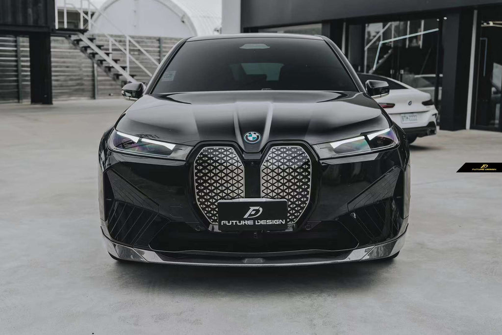 FUTURE DESIGN - BMW iX i20 CARBON FIBRE FRONT LIP