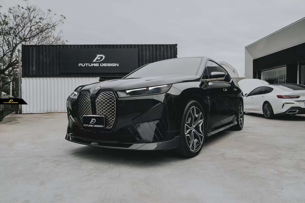 FUTURE DESIGN - BMW iX i20 CARBON FIBRE FRONT LIP