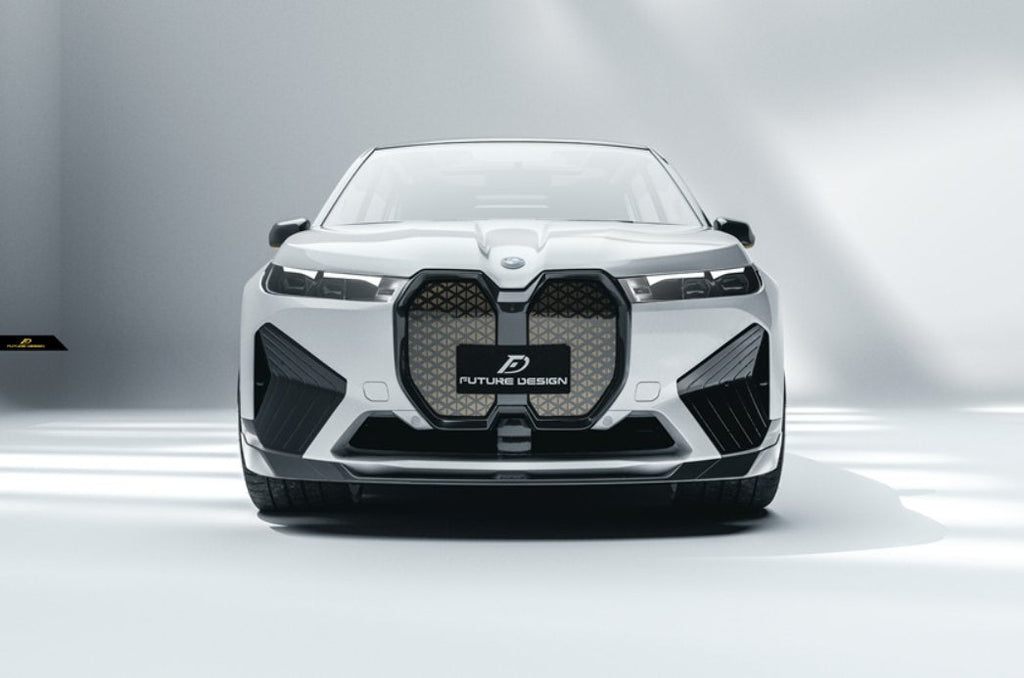 FUTURE DESIGN - BMW iX i20 CARBON FIBRE FRONT LIP