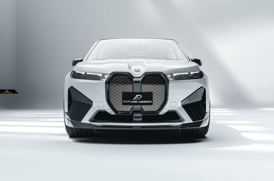 FUTURE DESIGN - BMW iX i20 CARBON FIBRE FRONT LIP