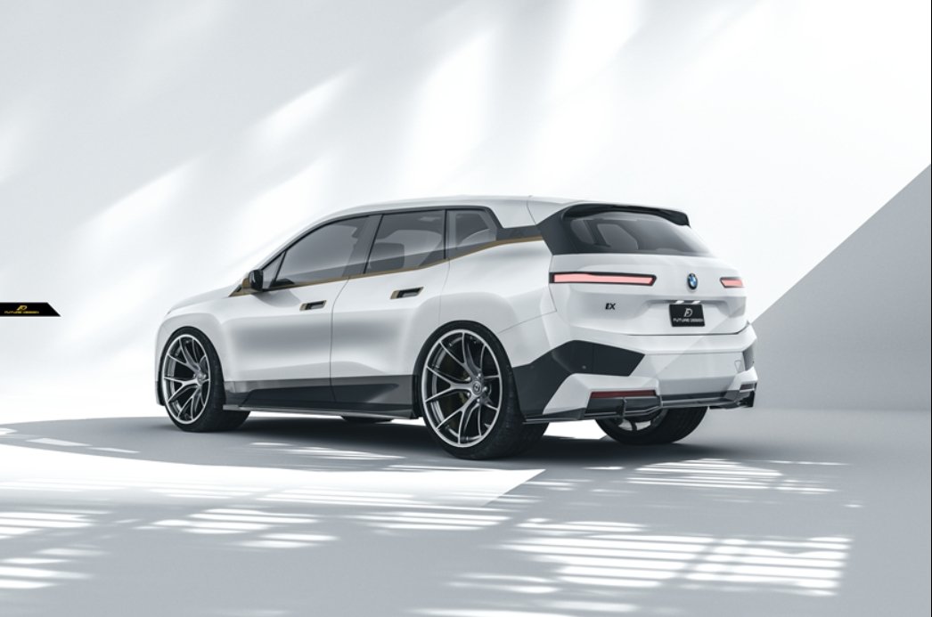 FUTURE DESIGN - BMW iX i20 CARBON FIBRE REAR DIFFUSER