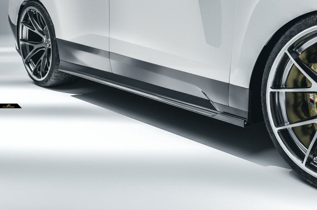 FUTURE DESIGN - BMW iX i20 CARBON FIBRE SIDE SKIRTS