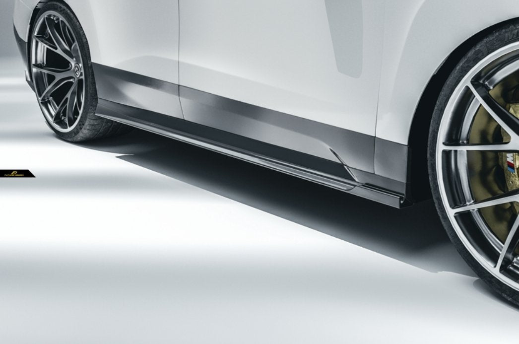 FUTURE DESIGN - BMW iX i20 CARBON FIBRE SIDE SKIRTS