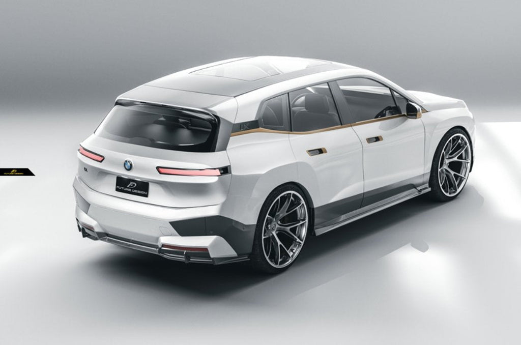 FUTURE DESIGN - BMW iX i20 CARBON FIBRE SIDE SKIRTS
