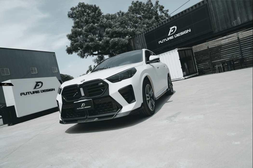 FUTURE DESIGN - BMW IX2 / X2 U10 DRY CARBON FRONT LIP V2