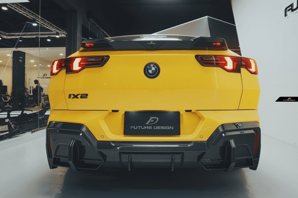 FUTURE DESIGN - BMW IX2 / X2 U10 DRY CARBON REAR DIFFUSER