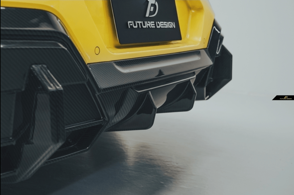 FUTURE DESIGN - BMW IX2 / X2 U10 DRY CARBON REAR DIFFUSER