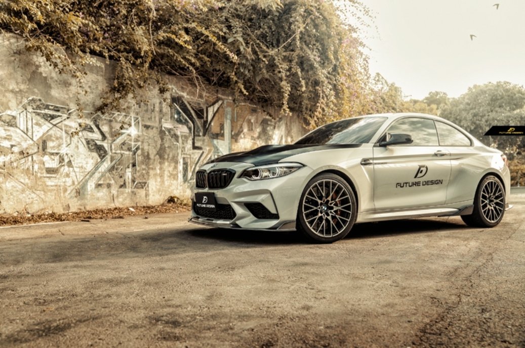 FUTURE DESIGN - BMW M2C F87 DRY CARBON FIBRE FRONT LIP