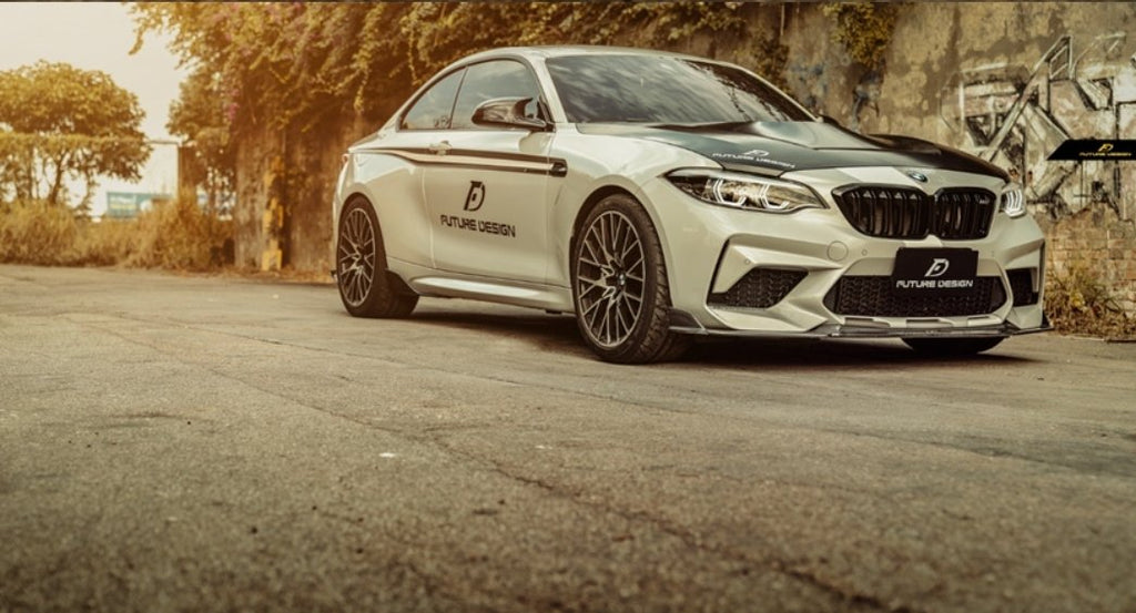 FUTURE DESIGN - BMW M2C F87 DRY CARBON FIBRE FRONT LIP