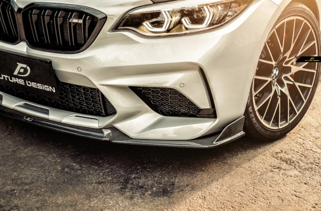FUTURE DESIGN - BMW M2C F87 DRY CARBON FIBRE FRONT LIP