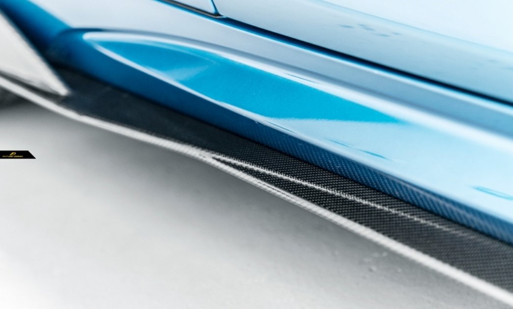 FUTURE DESIGN - BMW M2C F87 DRY CARBON FIBRE SIDE SKIRTS
