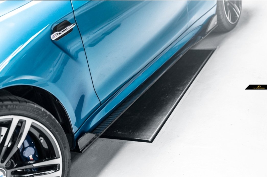 FUTURE DESIGN - BMW M2C F87 DRY CARBON FIBRE SIDE SKIRTS