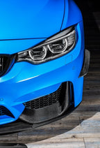 FUTURE DESIGN - BMW M3 F80 / M4 F82 F83 CARBON FIBRE FRONT CANARDS