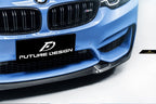 FUTURE DESIGN - BMW M3 F80 / M4 F82 F83 CARBON FIBRE FRONT LIP CS STYLE